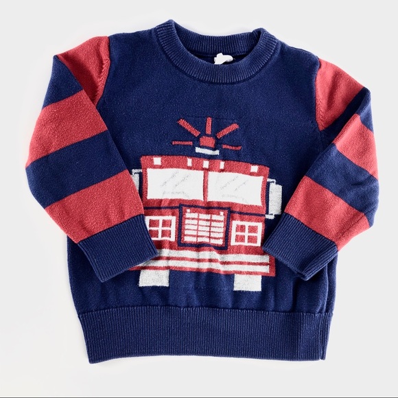 GAP Other - Baby Gap “Firetruck” sweater